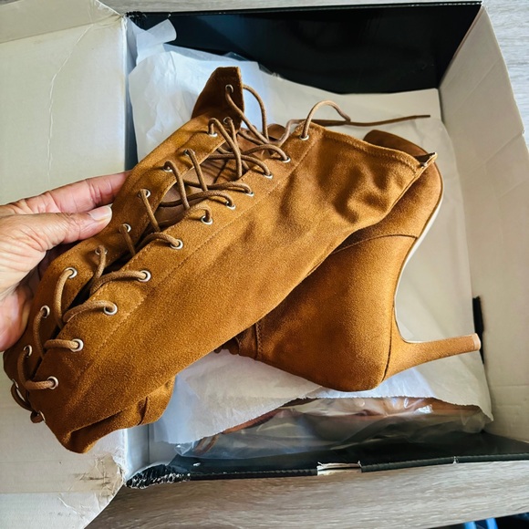 Torrid Faux Suede Stiletto Over the Knee Boot NWT Size 10W - Picture 7 of 9